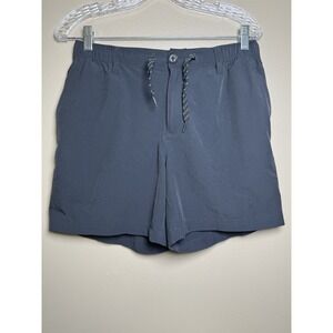 Chubbies Everywear Shorts Mens Medium Black 6 Inch Inseam Hybrid Performance